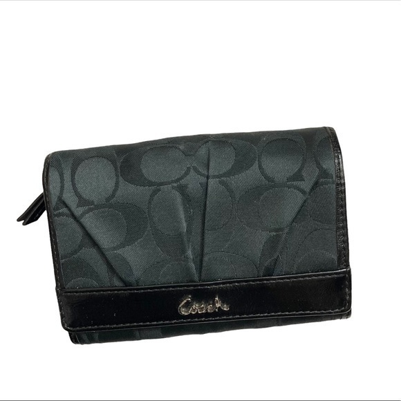 Coach Ashley black signature c wallet
